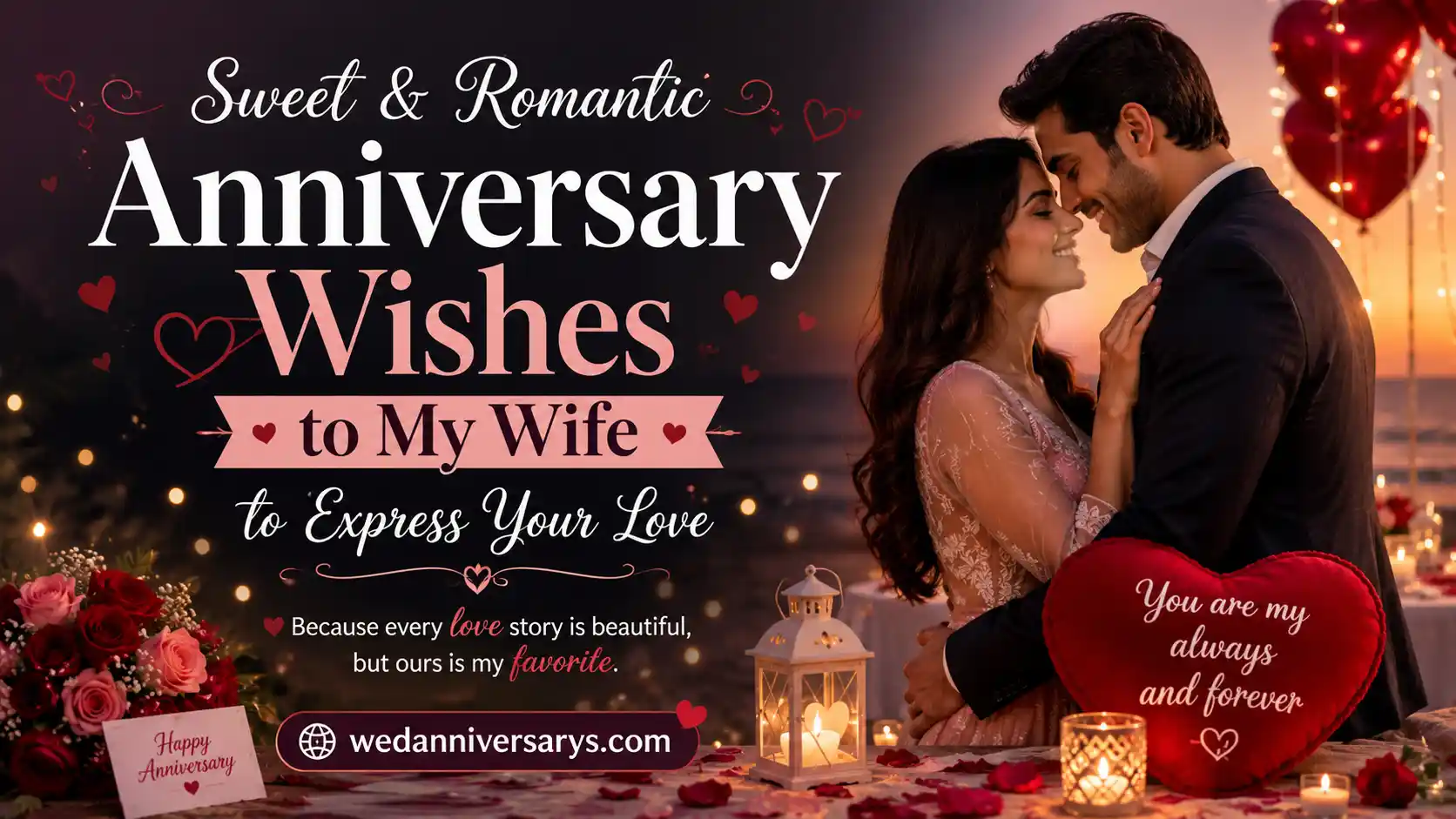 Anniversary Wishes to My Wife