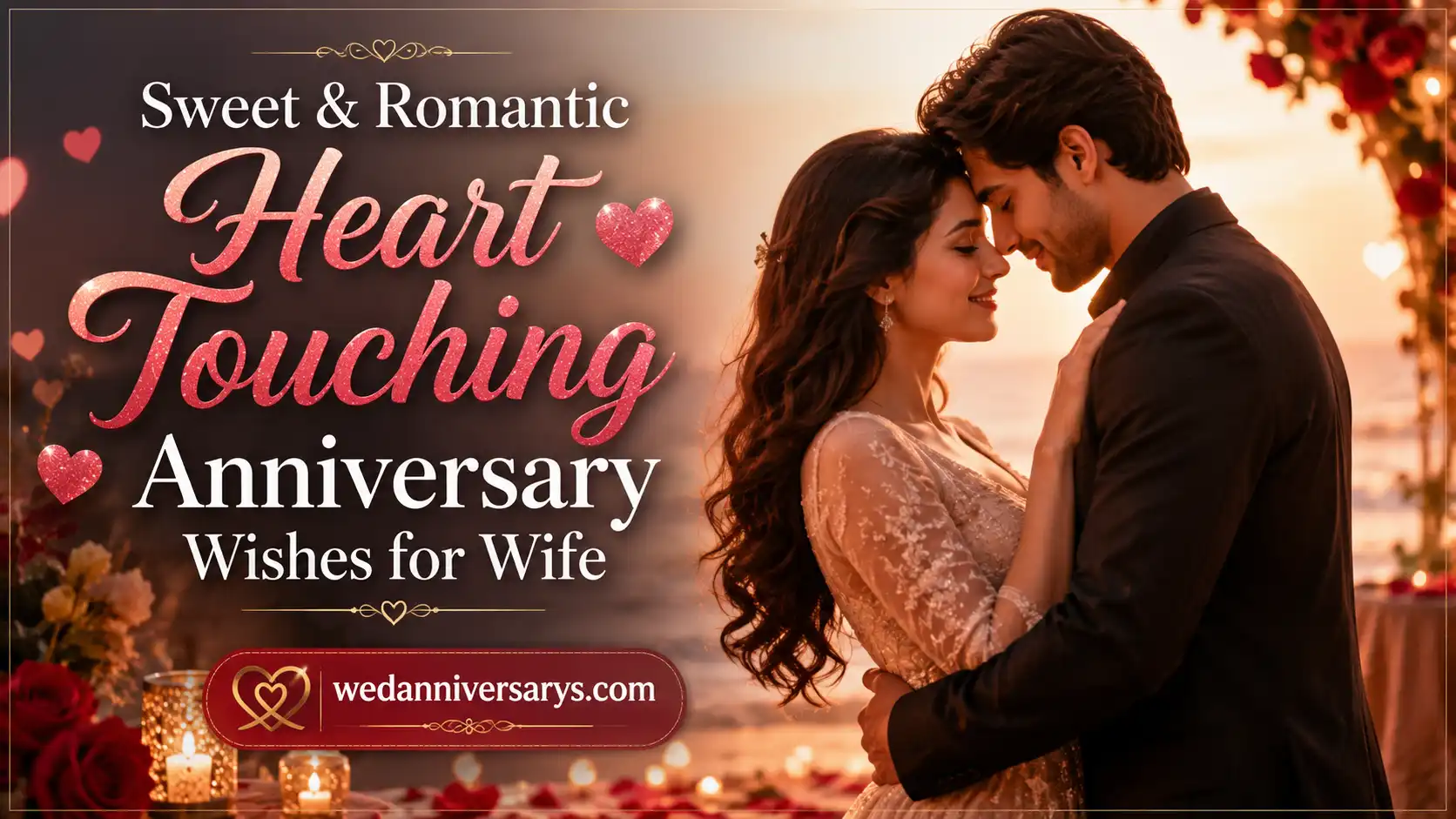 Heart Touching Anniversary Wishes for Wife