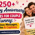 Happy Anniversary Wishes for Couple Funny